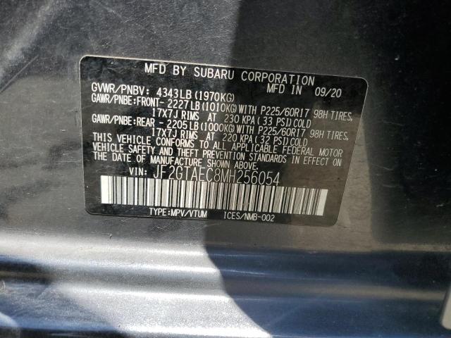 2021 SUBARU CROSSTREK - JF2GTAEC8MH256054