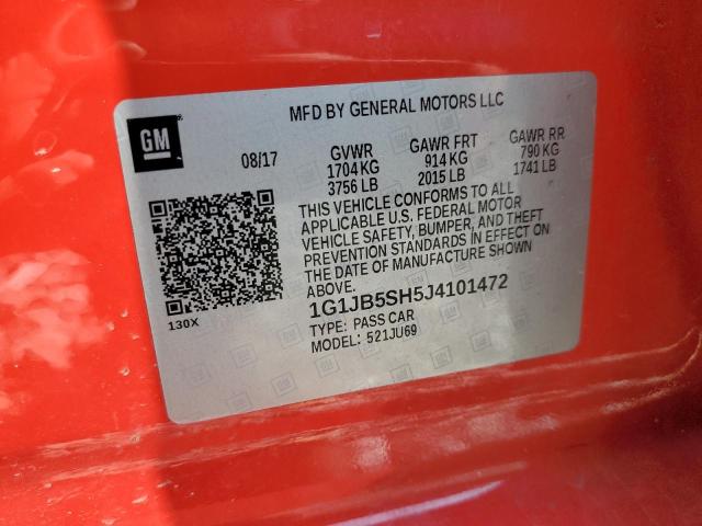2018 CHEVROLET SONIC LS 1G1JB5SH5J4101472