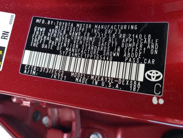 2023 TOYOTA COROLLA SE - 5YFS4MCE1PP165440