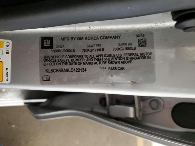 kl8cb6sa9lc422134 - 2020 Chevrolet Spark Ls - #60072155