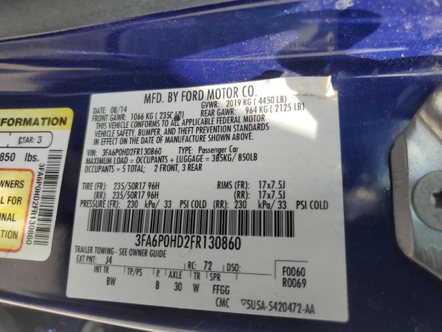 2015 FORD FUSION SE #3286894211