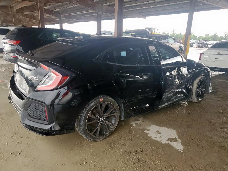 Vin: shhfk7h93ku204570, lot: 60908925, honda civic sport touring 20193