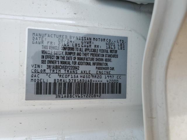 2025 NISSAN SENTRA SV 3N1AB8CV6SY220842