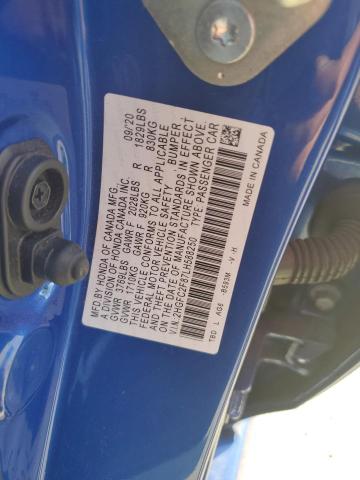 2020 HONDA CIVIC SPOR - 2HGFC2F87LH588250