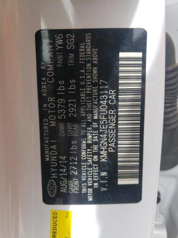 2015 HYUNDAI GENESIS 3. - KMHGN4JE5FU043117