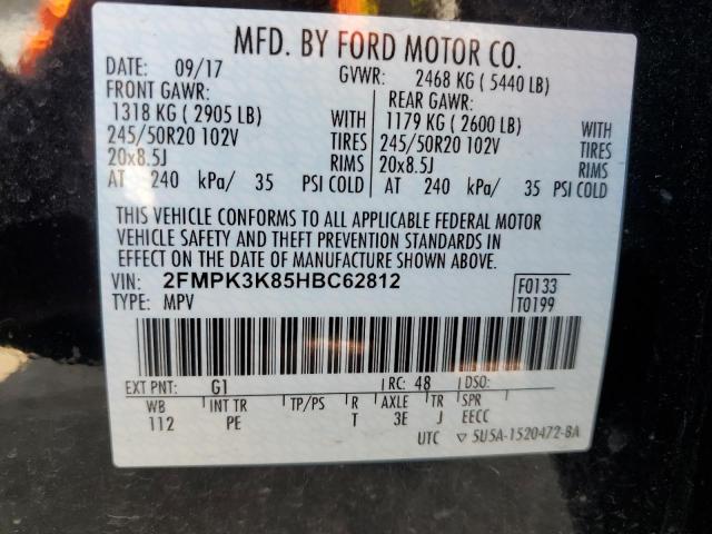 2017 FORD EDGE TITAN 2FMPK3K85HBC62812