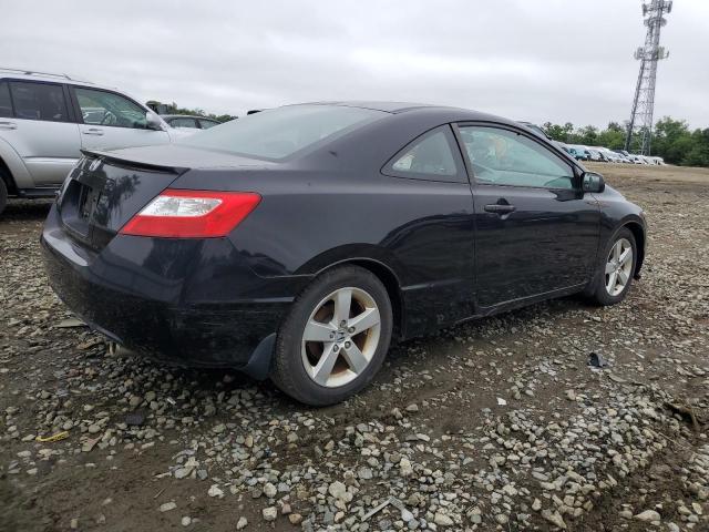 HONDA CIVIC EX 2007 black coupe gas 2HGFG12887H527113 photo #4