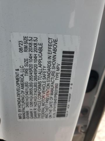 2023 HONDA PASSPORT E 5FNYF8H51PB031950