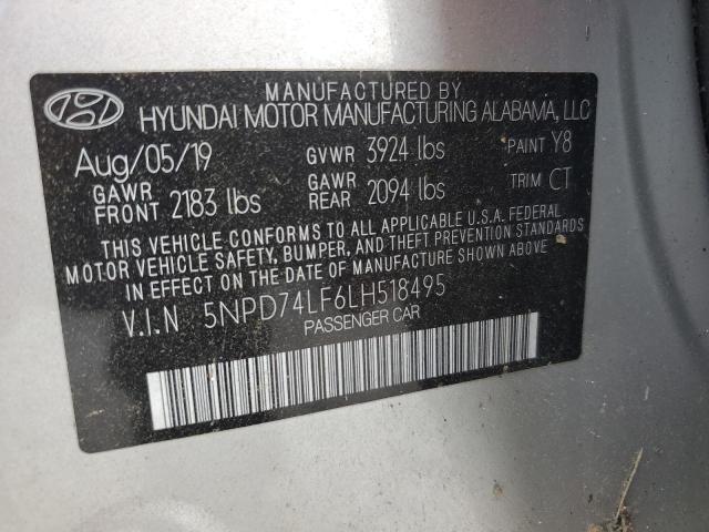 2020 HYUNDAI ELANTRA SE - 5NPD74LF6LH518495