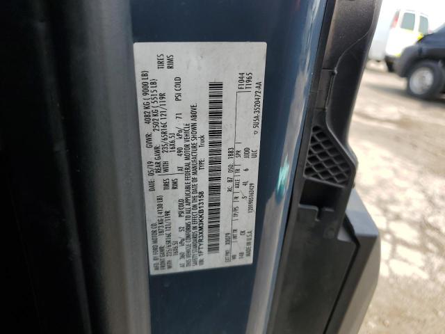 2019 FORD TRANSIT T- - 1FTYR3XM3KKB13158