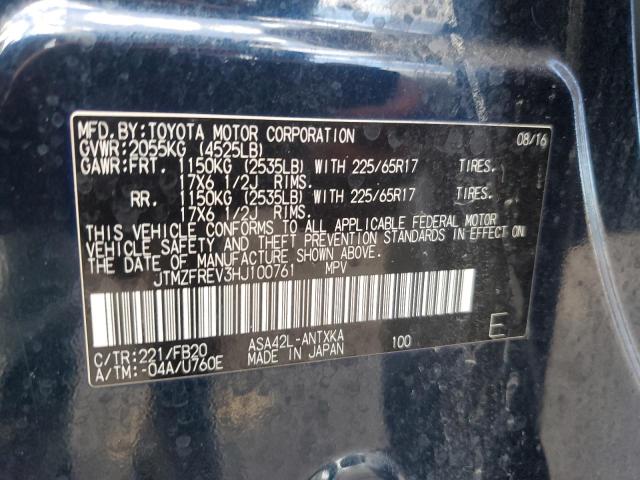 2017 TOYOTA RAV4 LE JTMZFREV3HJ100761