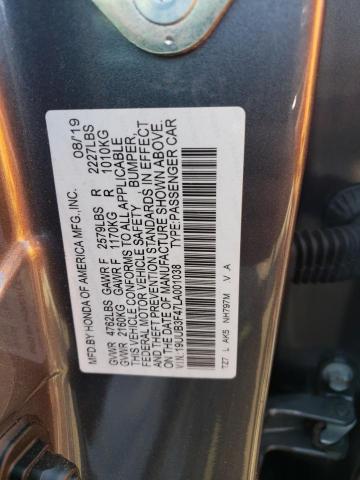 2020 ACURA TLX TECHNO - 19UUB3F47LA001038