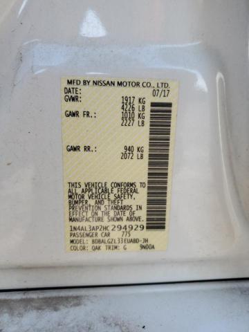 2017 NISSAN ALTIMA 2.5 - 1N4AL3AP2HC294929