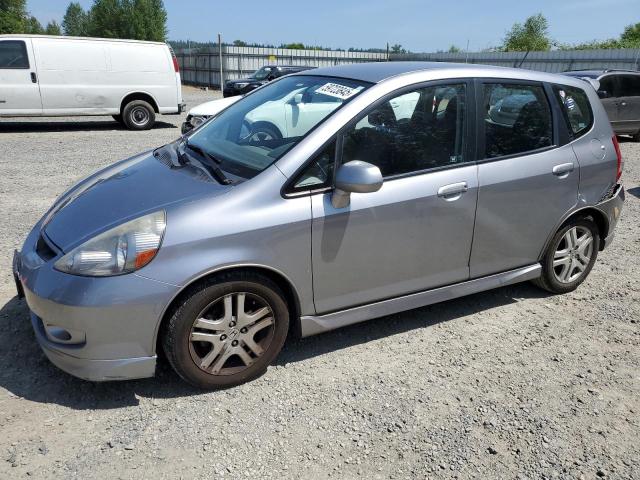 HONDA FIT SPORT 2008 silver  gas JHMGD38698S016550 photo #1