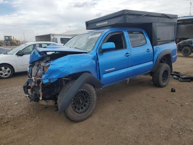 TOYOTA TACOMA DOU 2006 blue  gas 5TELU42N86Z252864 photo #1