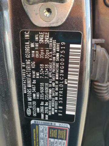 2021 KIA SORENTO S 5XYRLDLC3MG007519
