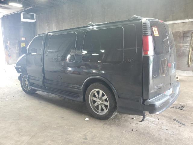 CHEVROLET EXPRESS G1 2002 black  gas 1GBFG15R121163616 photo #3