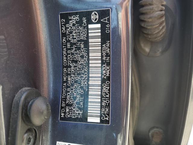 jtdkn3du6c1542971 - 2012 Toyota prius - #62199045