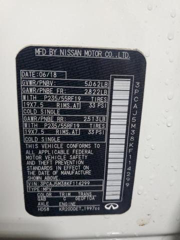 2019 INFINITI QX50 ESSEN 3PCAJ5M38KF114299
