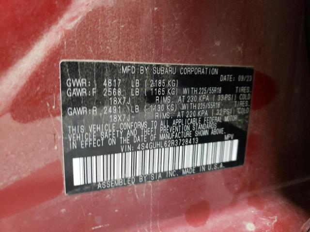 2024 SUBARU CROSSTREK - 4S4GUHL62R3728413