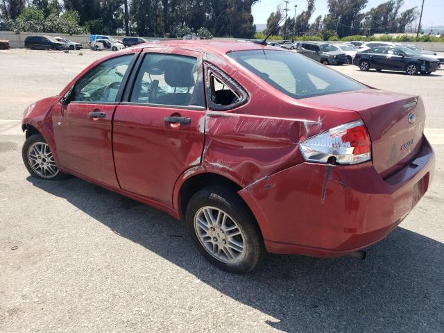 FORD FOCUS SE 2010 burgundy  gas 1FAHP3FN3AW198998 photo #3