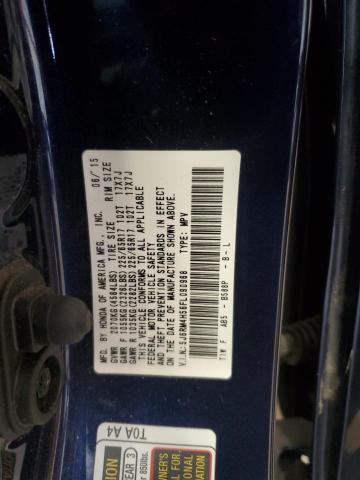 2015 HONDA CR-V EX 5J6RM4H56FL090968