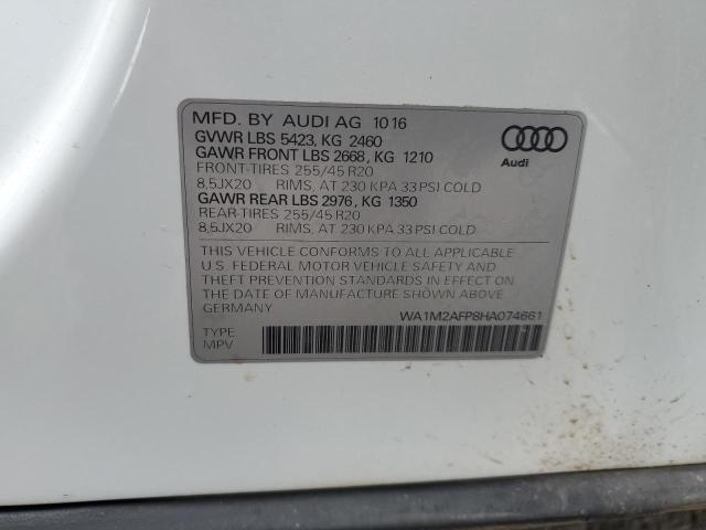 2017 AUDI Q5 PREMIUM WA1M2AFP8HA074661