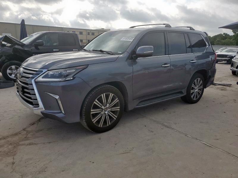 LEXUS LX 570 2017 gray  gas JTJHY7AX6H4237898 photo #1