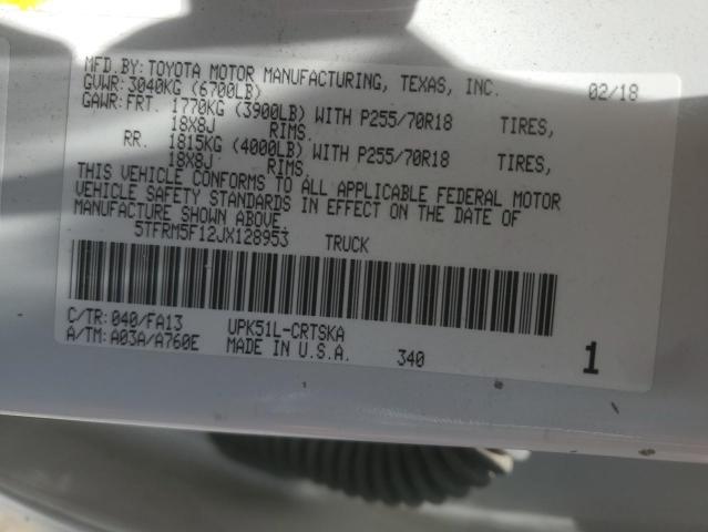 2018 TOYOTA TUNDRA DOU - 5TFRM5F12JX128953