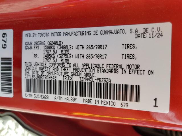 2024 TOYOTA TACOMA DOU - 3TYLB5JN8RT059648