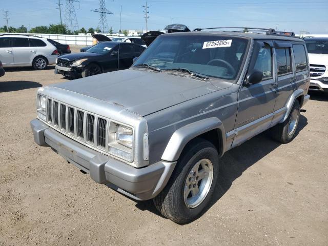 JEEP CHEROKEE C 2001 silver  gas 1J4FF58S61L540796 photo #1