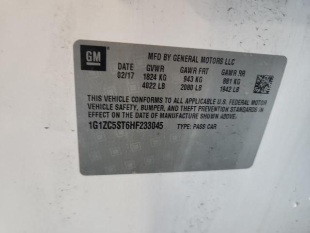 2017 CHEVROLET MALIBU LS 1G1ZC5ST6HF233045