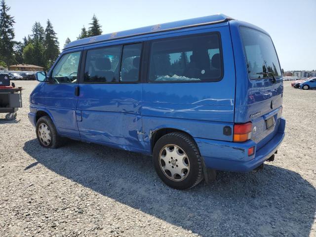 VOLKSWAGEN EUROVAN MV 2001 blue sports v gas WV2NB47031H130503 photo #3