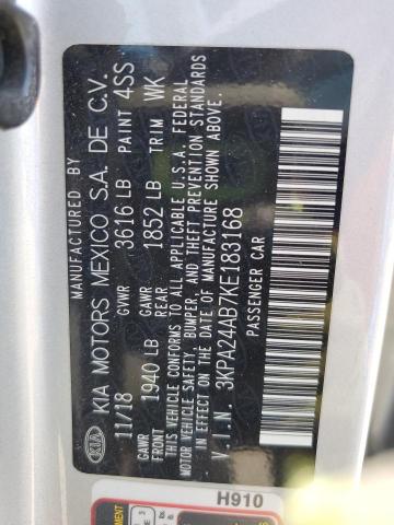 2019 KIA RIO S - 3KPA24AB7KE183168