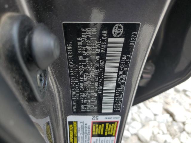 2018 TOYOTA CAMRY L - 4T1B11HK0JU040067