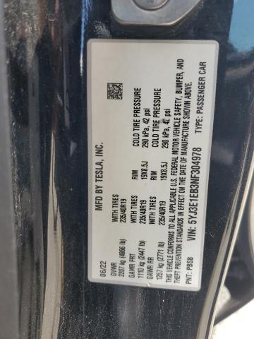 2022 TESLA MODEL 3 - 5YJ3E1EB3NF304978