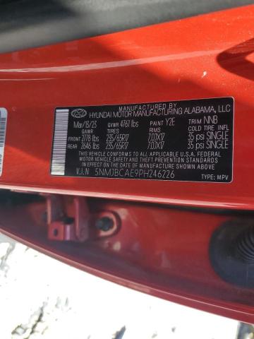 2023 HYUNDAI TUCSON SEL 5NMJBCAE9PH246226