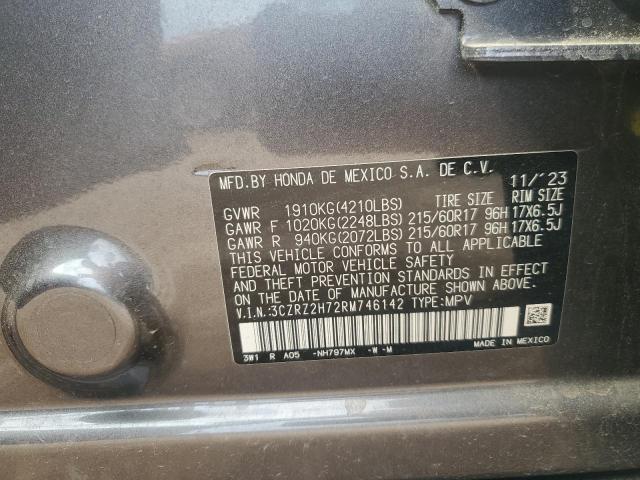 2024 HONDA HR-V 3CZRZ2H72RM746142