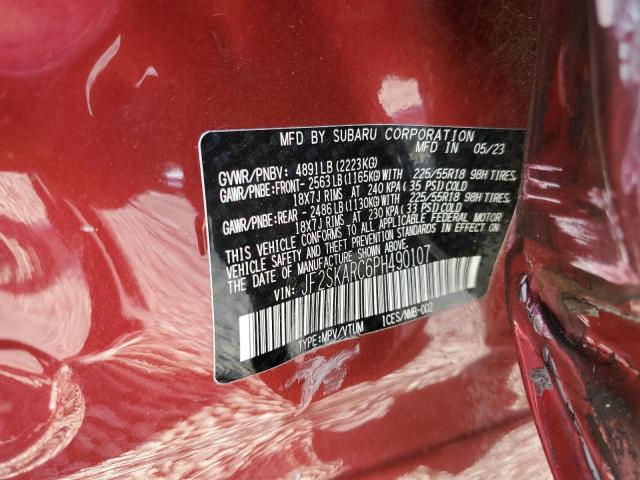 2023 SUBARU FORESTER T JF2SKARC6PH490107
