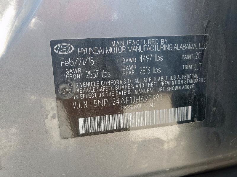 2018 HYUNDAI SONATA SE - 5NPE24AF1JH695393