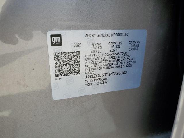 2023 CHEVROLET MALIBU RS 1G1ZG5ST1PF236342