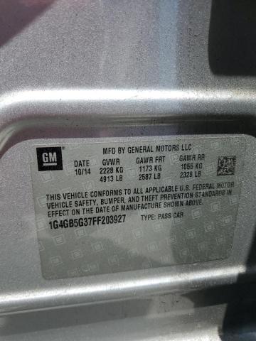 2015 BUICK LACROSSE 1G4GB5G37FF203927