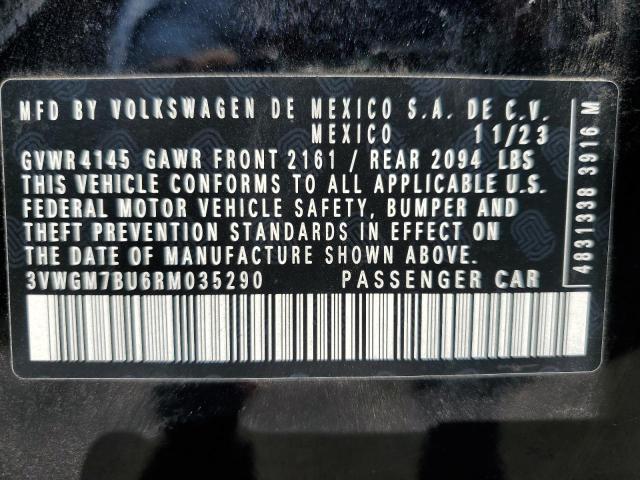 2024 VOLKSWAGEN JETTA SEL 3VWGM7BU6RM035290