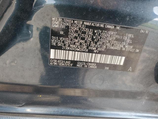 2010 TOYOTA RAV4 LIMIT - 2T3DK4DV2AW026458