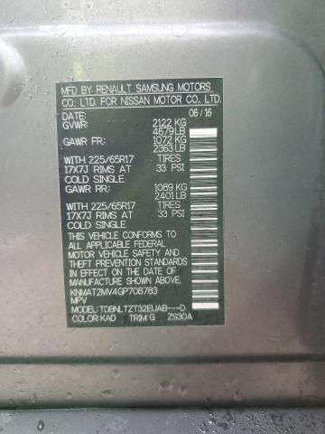 2016 NISSAN ROGUE S - KNMAT2MV4GP708783