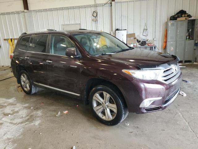 Vin: 5tddk3eh1ds183259, lot: 58534275, toyota highlander limited 20134
