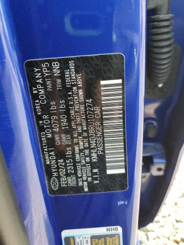 2024 HYUNDAI ELANTRA LI - KMHLN4DJ8RU107274