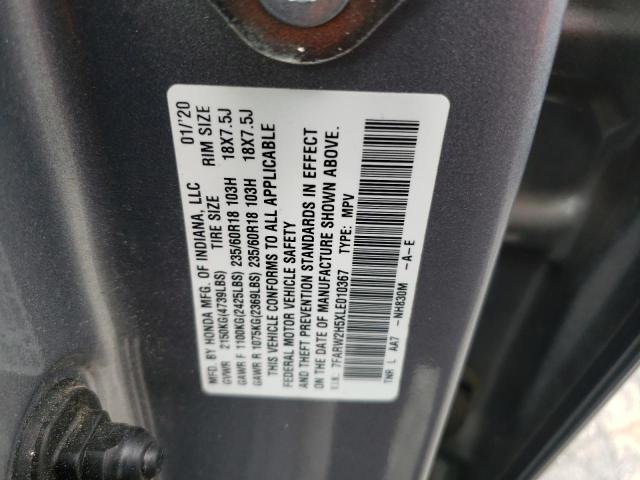 2020 HONDA CR-V 7FARW2H5XLE010367