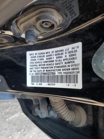 2019 HONDA CIVIC SPOR - 19XFC2F86KE037834