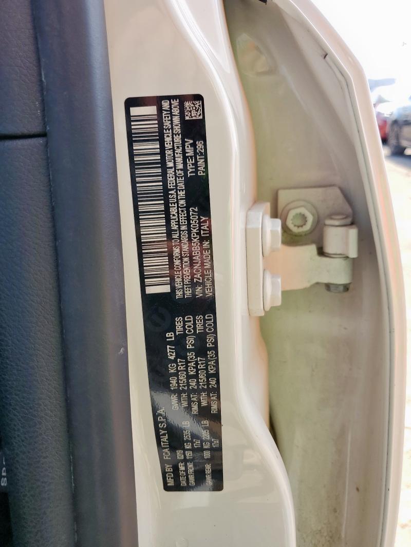 2019 JEEP RENEGADE LATITUDE ZACNJABB5KPK05072